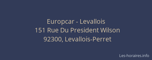 Europcar - Levallois