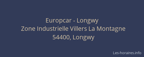 Europcar - Longwy