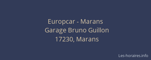 Europcar - Marans