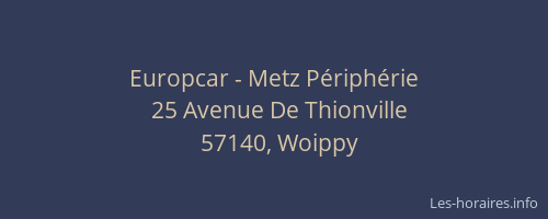 Europcar - Metz Périphérie