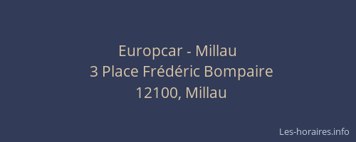 Europcar - Millau