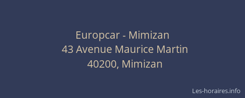 Europcar - Mimizan