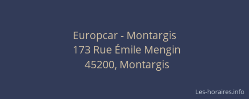 Europcar - Montargis