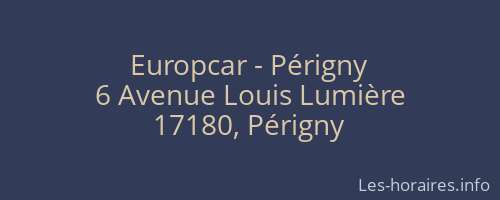 Europcar - Périgny
