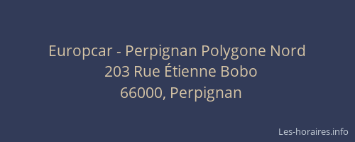 Europcar - Perpignan Polygone Nord