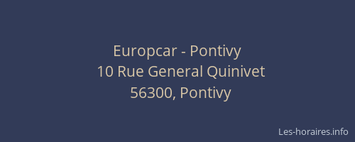 Europcar - Pontivy