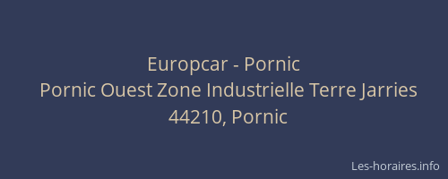 Europcar - Pornic
