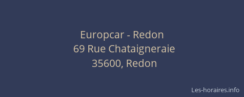 Europcar - Redon