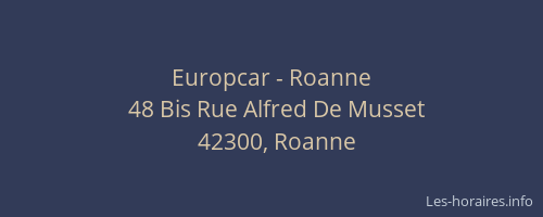Europcar - Roanne