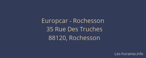 Europcar - Rochesson