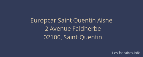 Europcar Saint Quentin Aisne