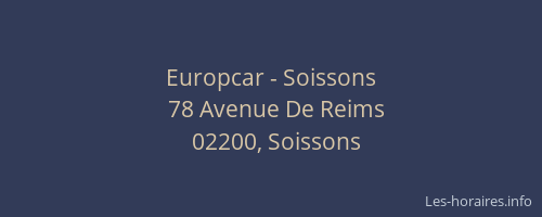 Europcar - Soissons