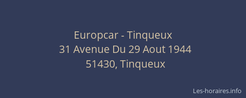 Europcar - Tinqueux