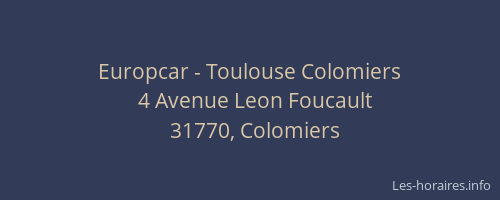 Europcar - Toulouse Colomiers