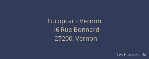 Europcar - Vernon