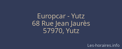 Europcar - Yutz