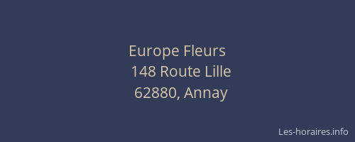 Europe Fleurs