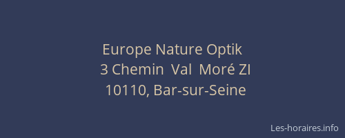 Europe Nature Optik