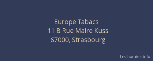 Europe Tabacs