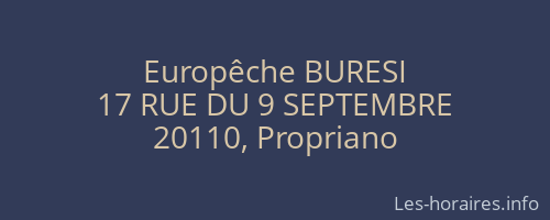 Europêche BURESI