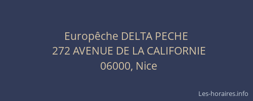 Europêche DELTA PECHE