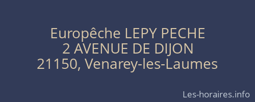 Europêche LEPY PECHE
