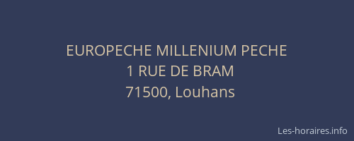 EUROPECHE MILLENIUM PECHE