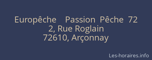 Europêche    Passion  Pêche  72