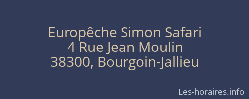 Europêche Simon Safari