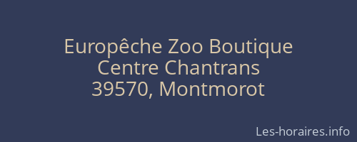 Europêche Zoo Boutique