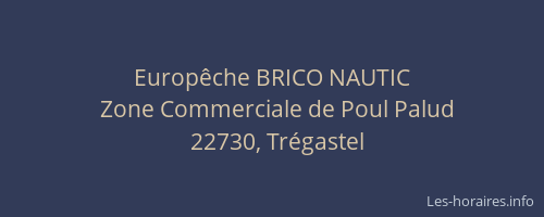 Europ&ecirc;che BRICO NAUTIC