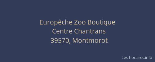 Europêche Zoo Boutique