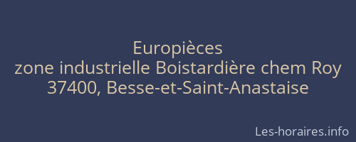 Europièces