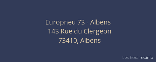 Europneu 73 - Albens