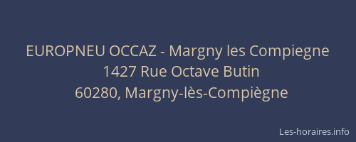 EUROPNEU OCCAZ - Margny les Compiegne