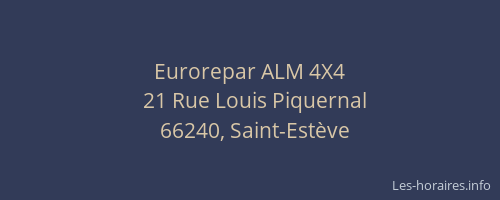 Eurorepar ALM 4X4