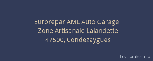 Eurorepar AML Auto Garage