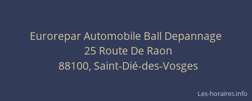 Eurorepar Automobile Ball Depannage