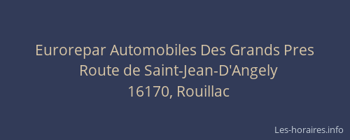 Eurorepar Automobiles Des Grands Pres