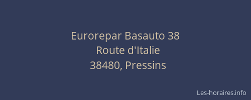 Eurorepar Basauto 38