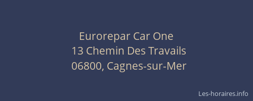 Eurorepar Car One