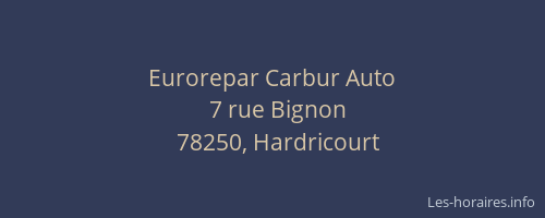 Eurorepar Carbur Auto