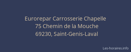 Eurorepar Carrosserie Chapelle