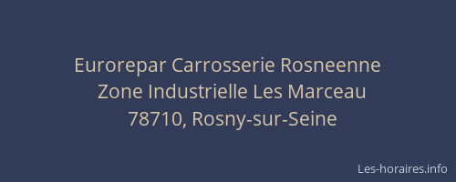 Eurorepar Carrosserie Rosneenne