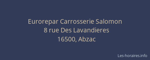 Eurorepar Carrosserie Salomon