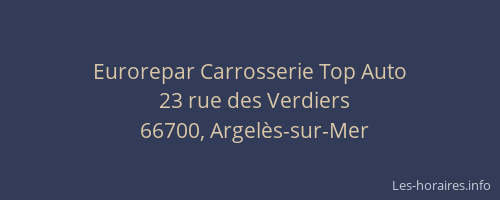 Eurorepar Carrosserie Top Auto