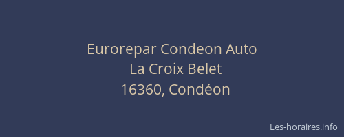 Eurorepar Condeon Auto