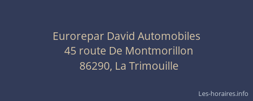 Eurorepar David Automobiles