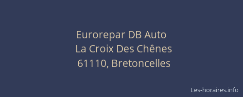Eurorepar DB Auto