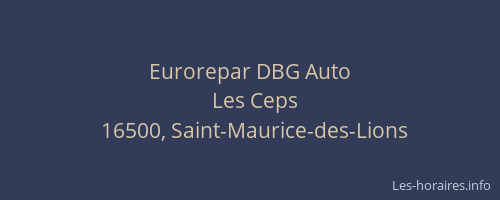 Eurorepar DBG Auto